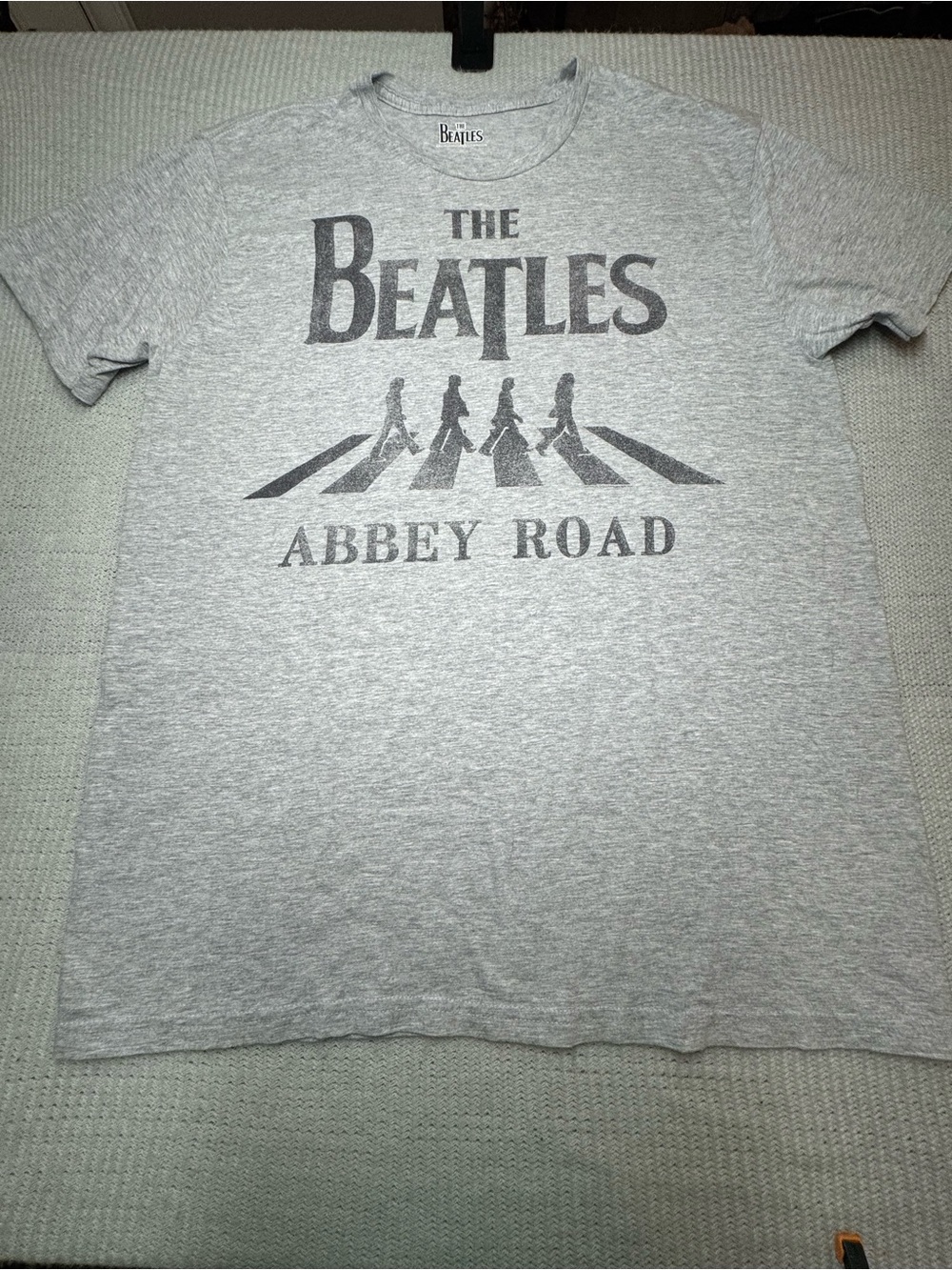 The Beatles Gray Abbey Road Mens Short Sleeve Tee